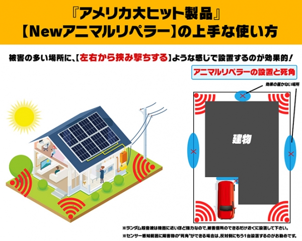 アニマルリペラー(標準タイプ)(ST628)】【乾電池でも使用可