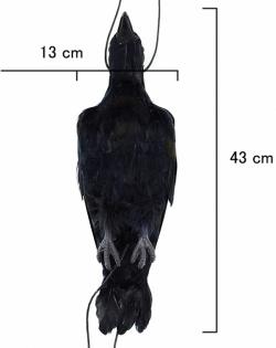 New防鳥クローン カラス Vs102 天然羽毛 実物大で超リアル カラス烏からす ハト鳩はと ムクドリ椋鳥むくどり ヒヨドリ ひよどり 雀スズメ 燕ツバメつばめ等を駆除 退治 撃退 対策 最新型ペストコントロ デラックス 最強力タイプ 害獣 害鳥対策の超音波